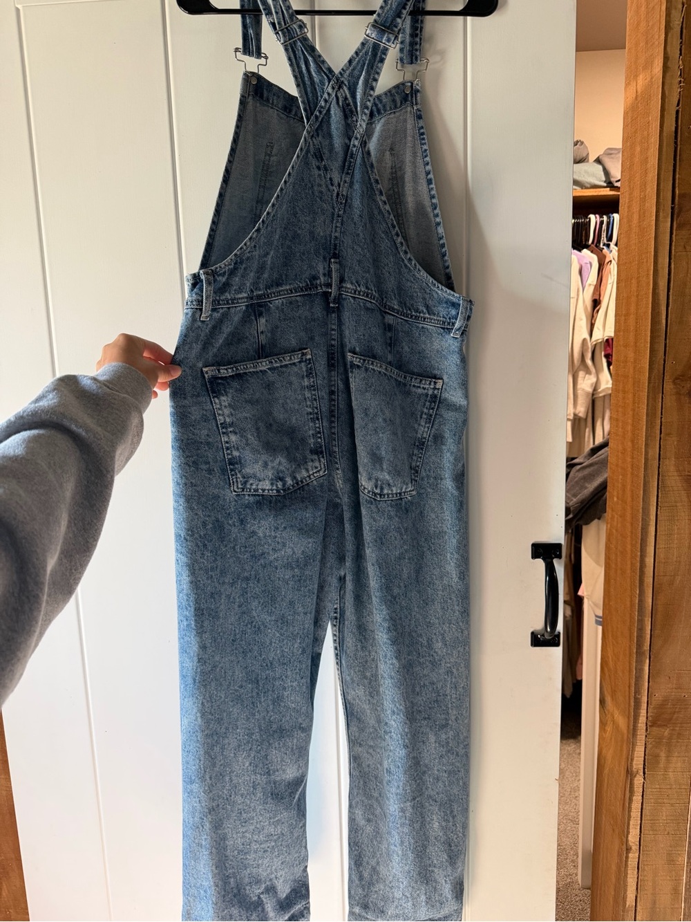 Free People Light Wash Denim Overalls - Women - Picture 3 of 5
